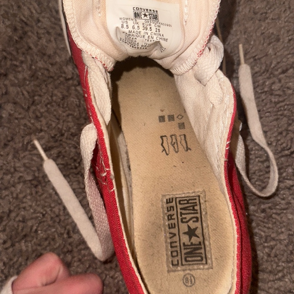 Red Converse - Picture 2 of 3